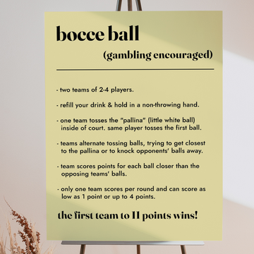  BOCCE BALL SIGN | EDITABLE TEMPLATE
