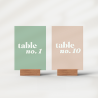  TABLE NUMBERS | EDITABLE TEMPLATE